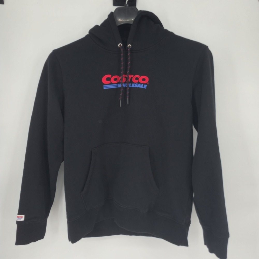 Kirkland Signature Costco Wholesale Logo Hoodie Black Unisex Men S Ladies M NWT